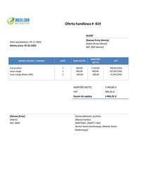 11 Darmowych Wzor w Ofert Handlowych Word Excel PDF Google Docs Sheets