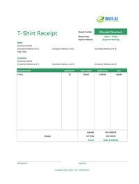 t shirt receipt template uae