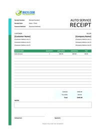 auto service receipt template auto service receipt template