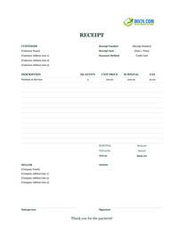 credit card receipt template credit card receipt template