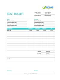 editable rent receipt template editable rent receipt template