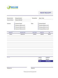 online rent receipt template online rent receipt template