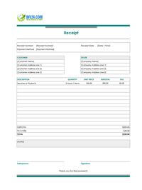 printable blank receipt template printable blank receipt template