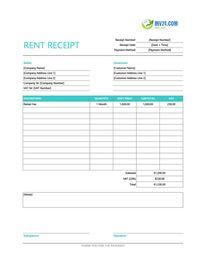 editable rent receipt template ireland