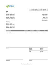 auto detailing receipt template singapore