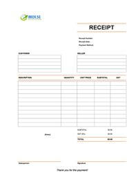 empty receipt template singapore