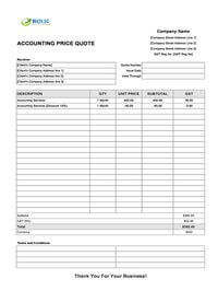 accounting quote template singapore accounting quote template singapore