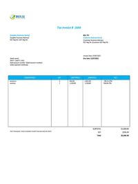 freelance makeup artist blank invoice form singapore