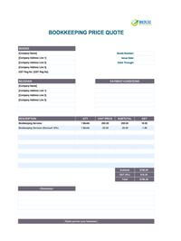 bookkeeping quote template singapore bookkeeping quote template singapore