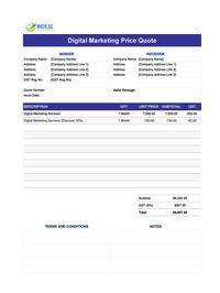 digital marketing quote template singapore digital marketing quote template singapore