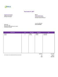 sales easy invoice template singapore