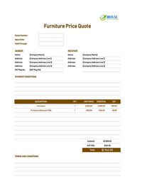 furniture quote template singapore furniture quote template singapore