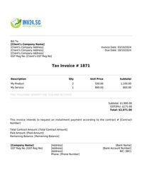 Balance Payment Invoice in Singapore: Meaning, Sample & Email Template