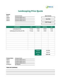 landscaping quote template singapore landscaping quote template singapore