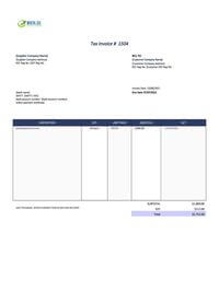 photography invoice template singapore