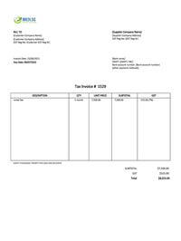 basic rental invoice sample singapore