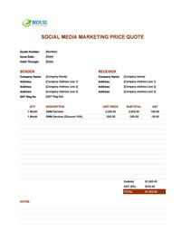 social media marketing quote template singapore social media marketing quote template singapore