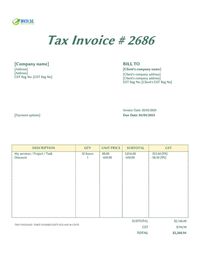 timesheet invoice template Singapore