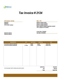 advance invoice template South Africa advance invoice template South Africa