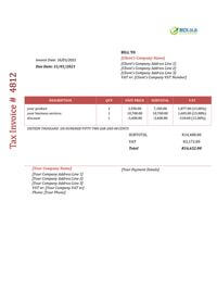 business invoice template south africa