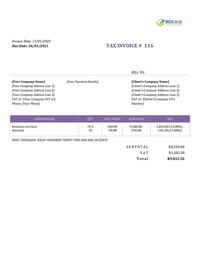 logistics freelance invoice template south africa