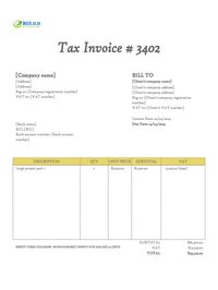 interim invoice template South Africa