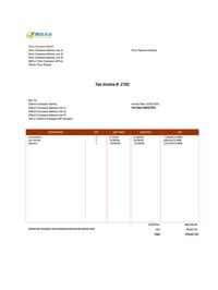 invoice example south africa