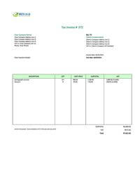 photography invoice template south africa