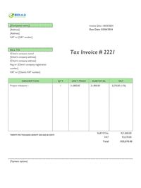 progress invoice template South Africa
