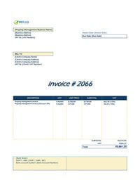 Property management invoice template south africa Property management invoice template south africa