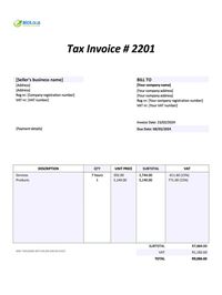 self-billing invoice template South Africa self-billing invoice template South Africa
