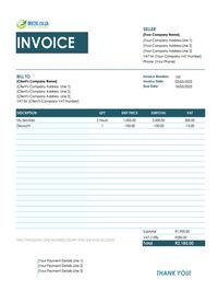 Service invoice template South Africa Service invoice template South Africa