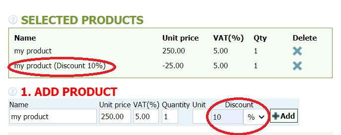 How to make an invoice with discounts How to make an invoice with discounts