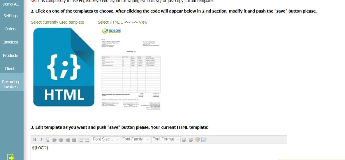 How to make your own custom invoice template