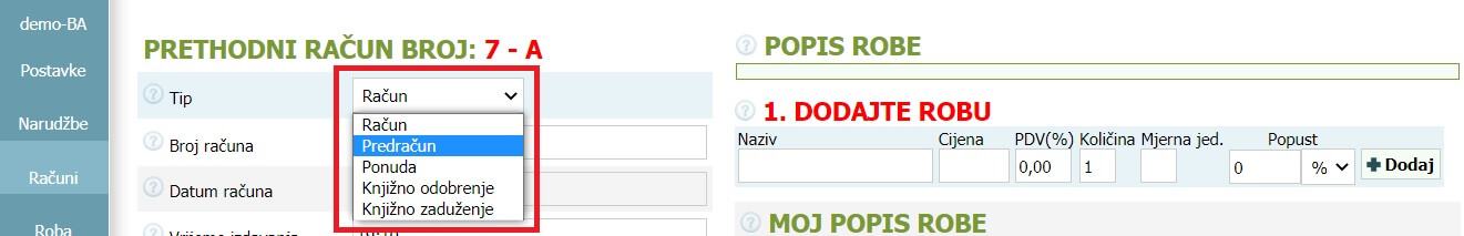 Kako izraditi predračun
Kako izraditi predračun
