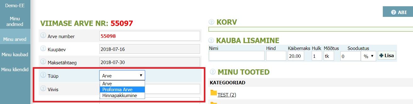Kuidas koostada proforma arvet
Kuidas koostada proforma arvet
