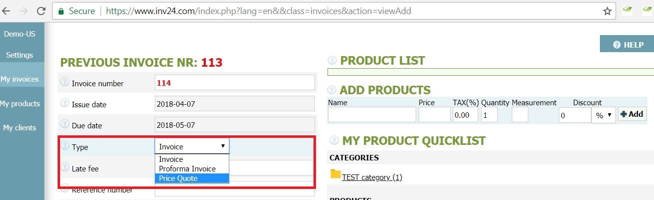 How to Create a Price Quote How to Create a Price Quote