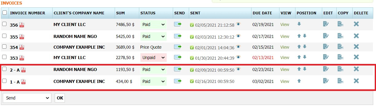 Recurring Invoices Recurring Invoices