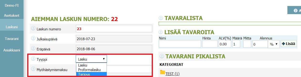 Kuinka luoda hintatarjous Kuinka luoda hintatarjous