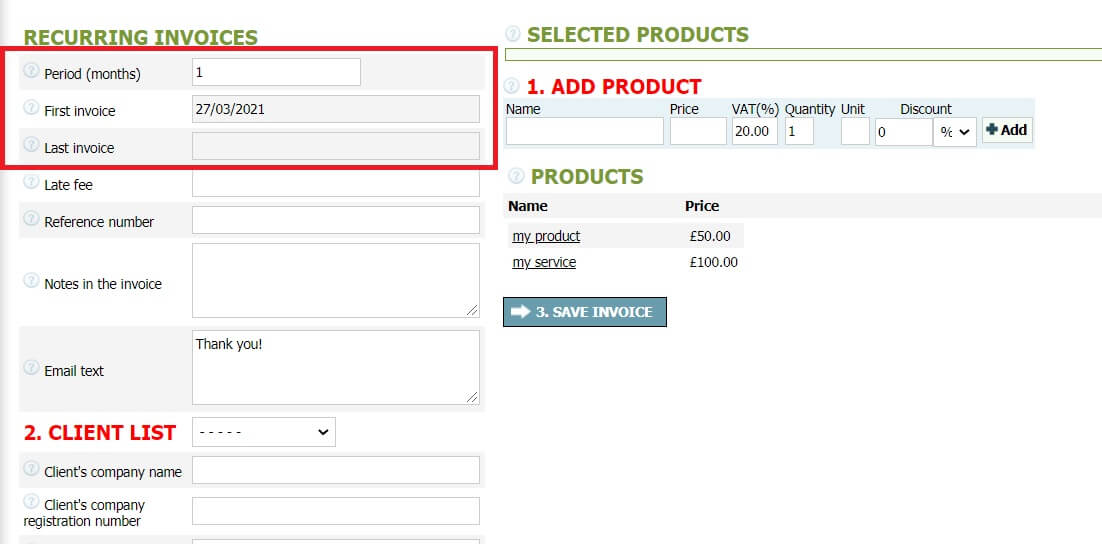 How to create recurring invoices How to create recurring invoices