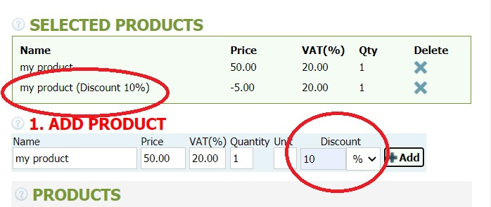 How to make an invoice with discounts How to make an invoice with discounts