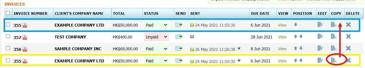 how to copy invoice how to copy invoice
