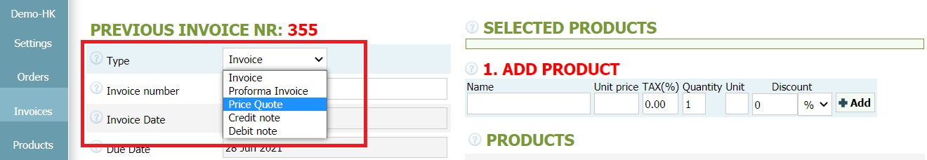 How to Create a Price Quote How to Create a Price Quote