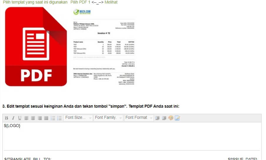 Cara membuat contoh invoice kustom Anda sendiri