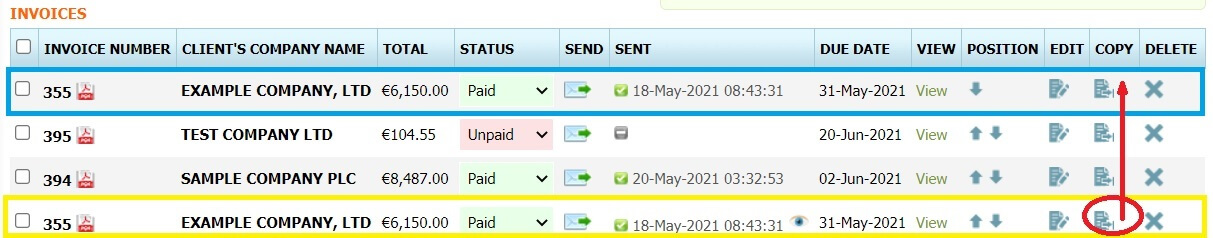 how to copy invoice how to copy invoice