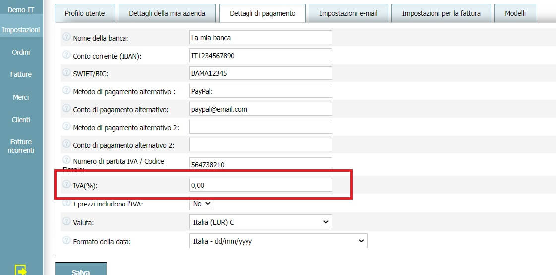 Come fare una fattura senza IVA