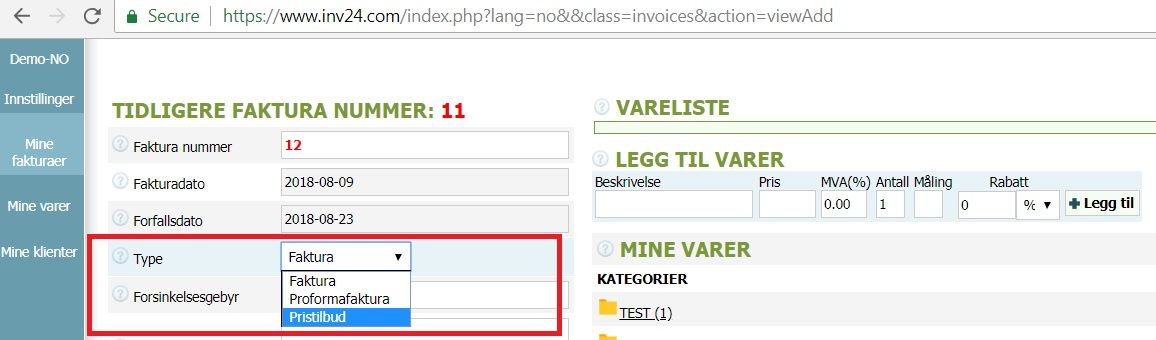 Hvordan sette en priskvote