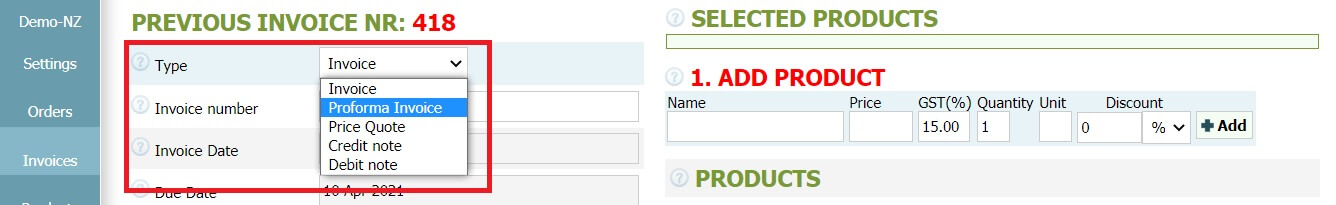 How to create a proforma invoice How to create a proforma invoice