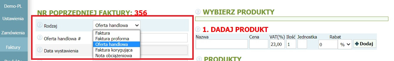 Jak stworzyć ofertę handlową