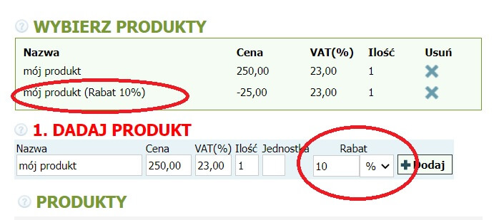 Jak wystawić fakturę z rabatem Jak wystawić fakturę z rabatem